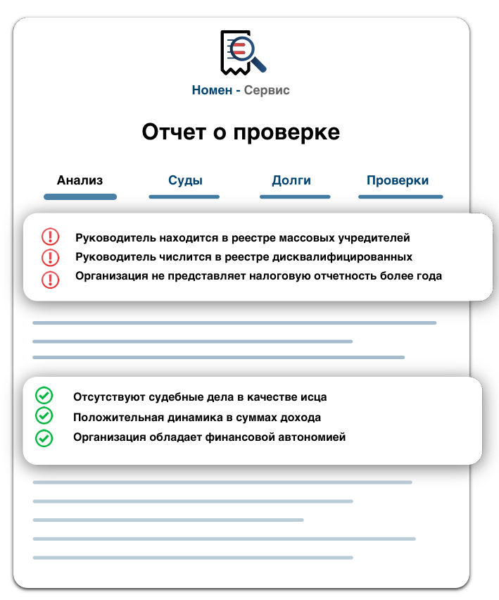 Пример досье